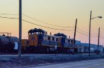 CSX 3GS21B Locomotives in the yard